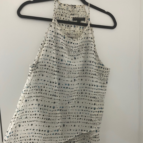 2/$40 BANANA REPUBLIC White High Neck top - Picture 1 of 3